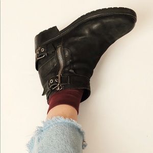 AllSaints biker boot